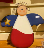 Wooden Decoration: Acadian Angel