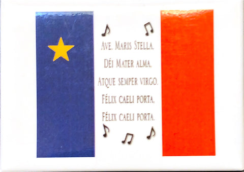 Magnet: Acadian Flag and Anthem