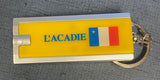 Keychain: Lightup with L'Acadie Flag