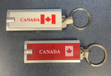 Keychain: Lightup with Canadian Flag