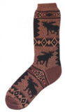 Cotton Socks: Moose Blanket