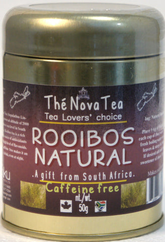 Tea: Nova Rooibos Natural Caffeine Free 50g Tin