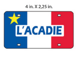 Magnet: L'Acadie License Plate