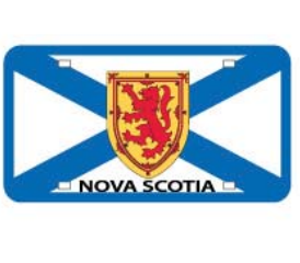 Magnet: Nova Scotia License Plate