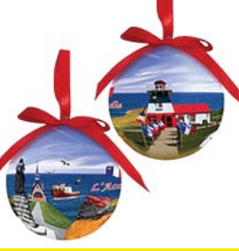 Ornament: Ball Acadie Scene Lightweight