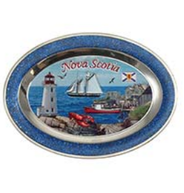 Magnet: Mini Plate with Nova Scotia Scene