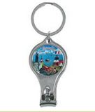 Keychain n Nail Clipper: 4 in 1 with Acadie Scenes