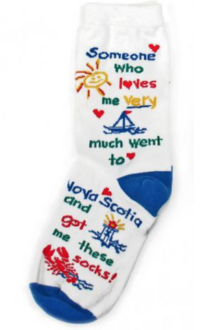 Cotton Socks: Someone Who Loves Me Nova Scotia