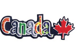 Magnet: Canada with Maple Leaf Symbol