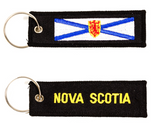 Keychain: Nova Scotia Embroidered