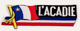 Embroidered Patch: L'Acadie Flag Sidekick
