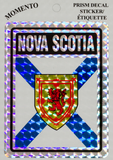 Sticker: Bumper 3"x 4" Nova Scotia  Flag