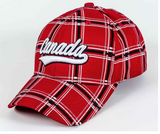 Hat: Tartan Canada Or L'Acadie