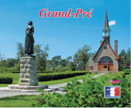 Magnet: MGP07 Grand-Pré Church and Evangeline