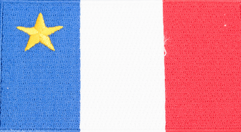 Embroidered Patch: Acadian Flag