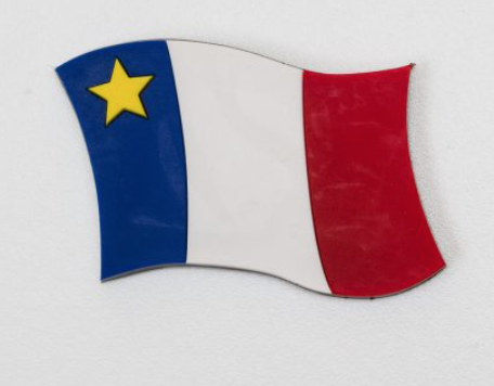 Magnet: Acadian Floating Flag