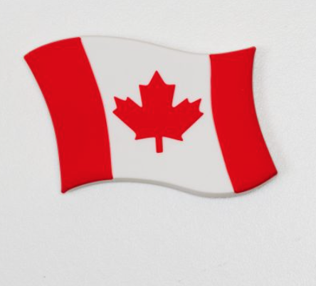 Magnet: Canada Floating Flag