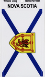 Autocollant pour fenêtre : Drapeau de la Nouvelle-Écosse