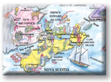 Magnet: Nova Scotia Scenic Map