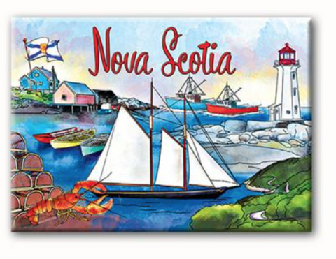 Magnet: Nova Scotia Watercolour
