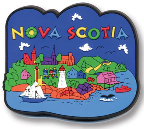 Magnet: Nova Scotia PVC Rubber