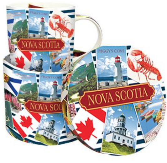Tasse : Nouvelle-Écosse multi images en boîte