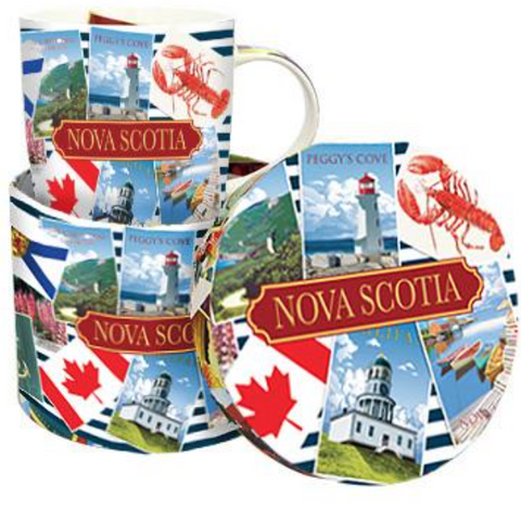 Mug: Nova Scotia multi images Boxed
