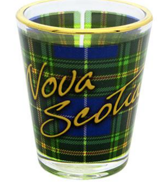 Verre à shot : Tartan de la Nouvelle-Écosse
