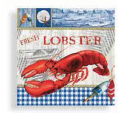 Napkins: Lobster Harbourside Dinner