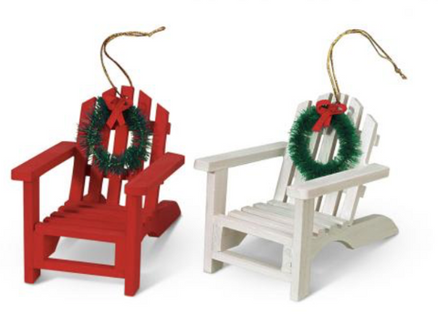 Ornament: Adirondack Chair Assorted Colours