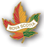 Lapel Pin: Maple Leaf Nova Scotia