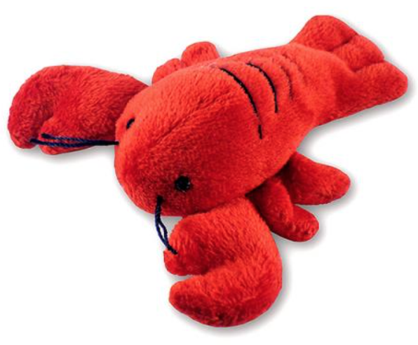 Magnet: Lobster Plush w Nova Scotia lettering