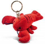 Keychain: Lobster Plush w Nova Scotia lettering