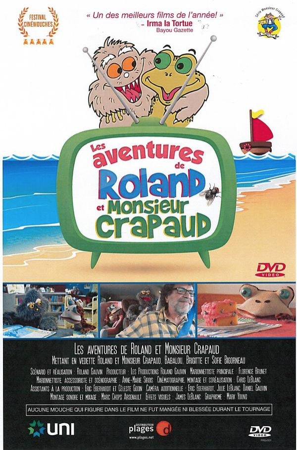 DVD Roland Gauvin Les aventures de Roland et Monsieur Crapaud