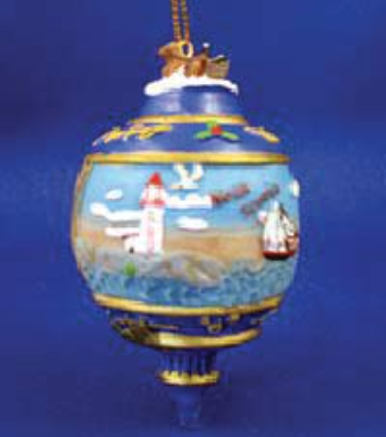 Ornament: Blue Nova Scotia Sphere