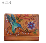Leather Wallet: 1138 RFID Blocking Small Flap French Wallet