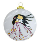 Ornament: Hand Painted  Eagle's Gift Glass