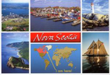 Postcard: PC57NS182 5x7 Nova Scotia I am here