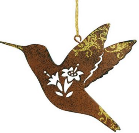 Ornament: Hummingbird in Metal