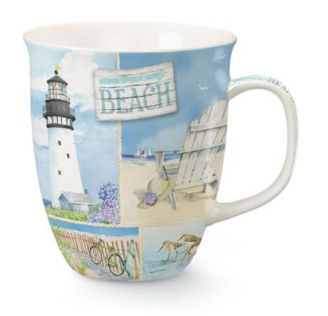 Mug: Harbor Coastal Collage