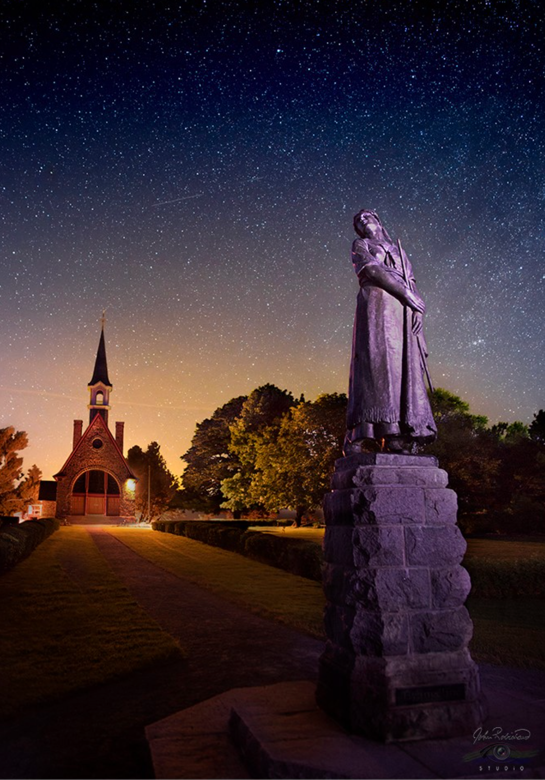 Greeting Card: Evangeline's Starry Night