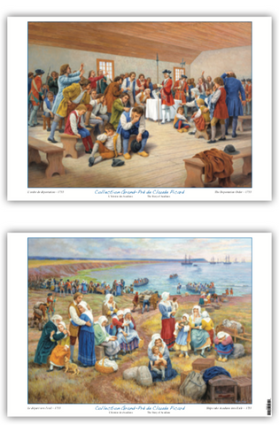 Placemat: Ships Take Acadians into Exile 1755 & The Deportation Order