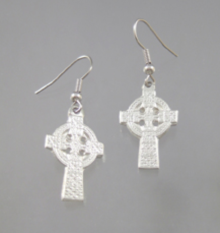 Drop Earrings: 224 Celtic Cross
