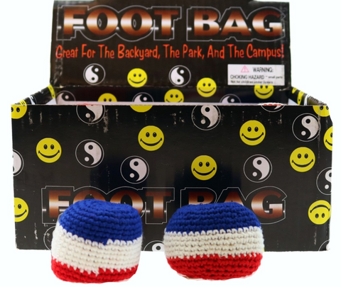 Foot Bag: Red, White, Blue Kicksack