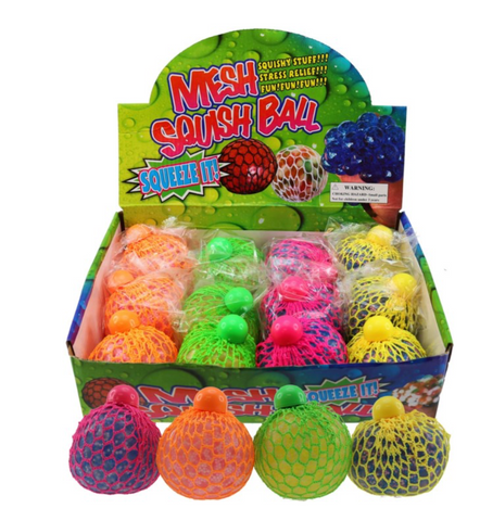 Mesh Ball: Large Glitter Neon 13374