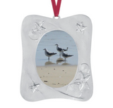 Ornament: Beach Treasure Photo Hand Crafted Pewter