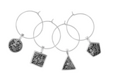 Wine Charms: Vineyard Hand Crafted Pewter