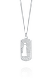 Pendant: Peggy's Cove Beacon 18" Hand Crafted Pewter