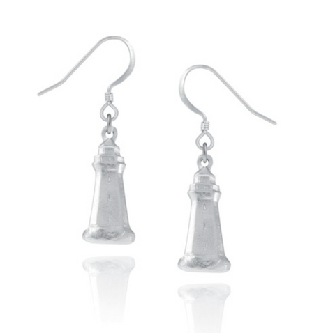 Drop Earrings: Peggy's Cove Hand Crafted Pewter