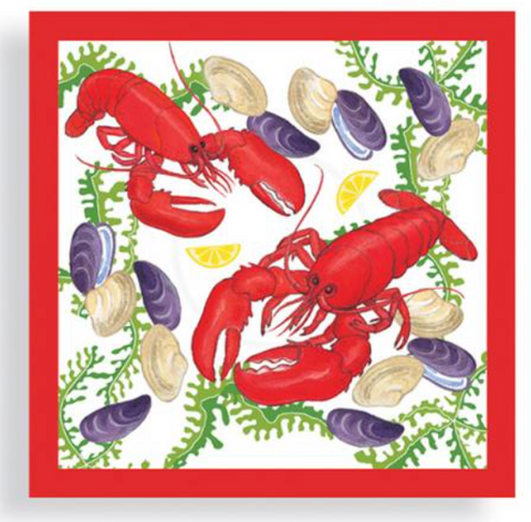 Napkins: Lobster With Shellfish Dinner
